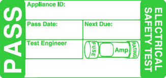 Portable Appliance Pass Label